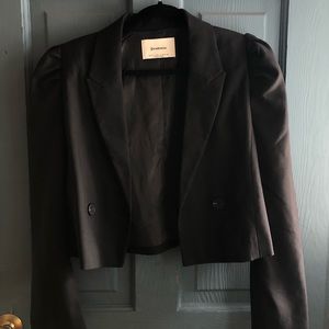Cropped Black Blazer/Suit Jacket